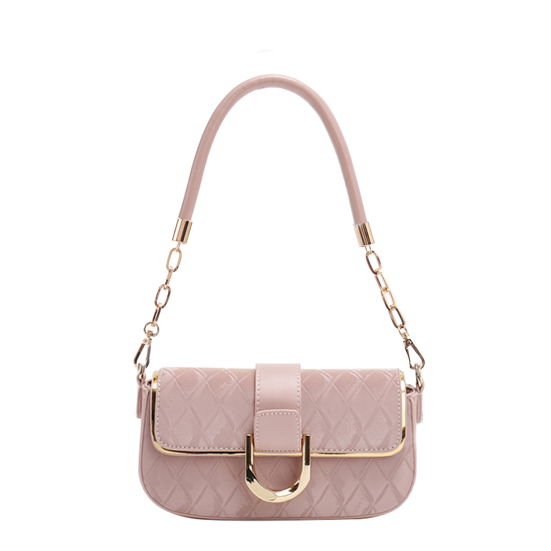 Chain Crossbody Quilted - حقيبة كتف نسائية مبطنة 2026 بتصميم