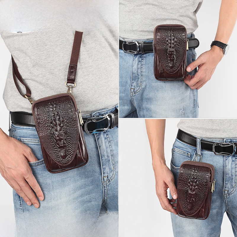 حقيبة هاتف محمول جلدية صغيرة م - مراجعة Belt Bag Leather Wide وسعره