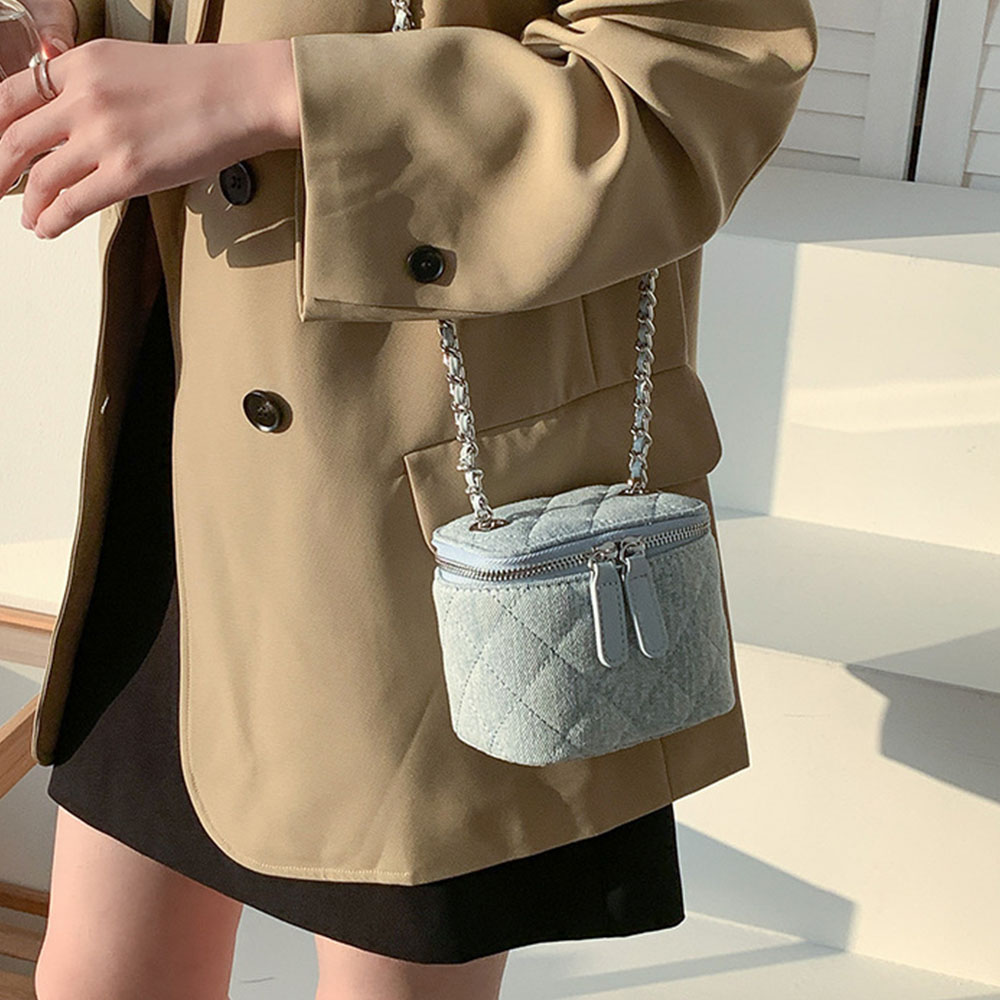 محفظة كروس صغيرة مبطنة للنساء  - مراجعة Chain Crossbody Quilted وسعره