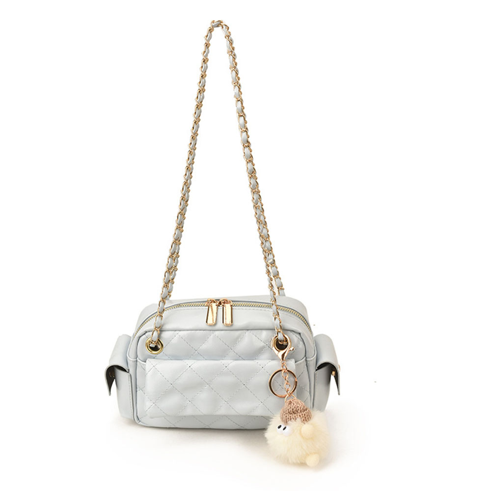 حقيبة كتف نسائية بتصميم سلسلة  - مراجعة Chain Crossbody Quilted وسعره